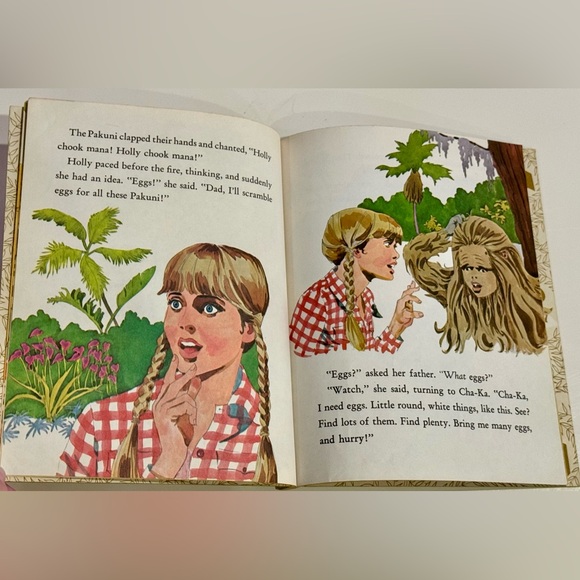 Vintage 1975 Little Golden Book Krofft’s Land of the Lost: The Surprise Guests - Picture 7 of 16